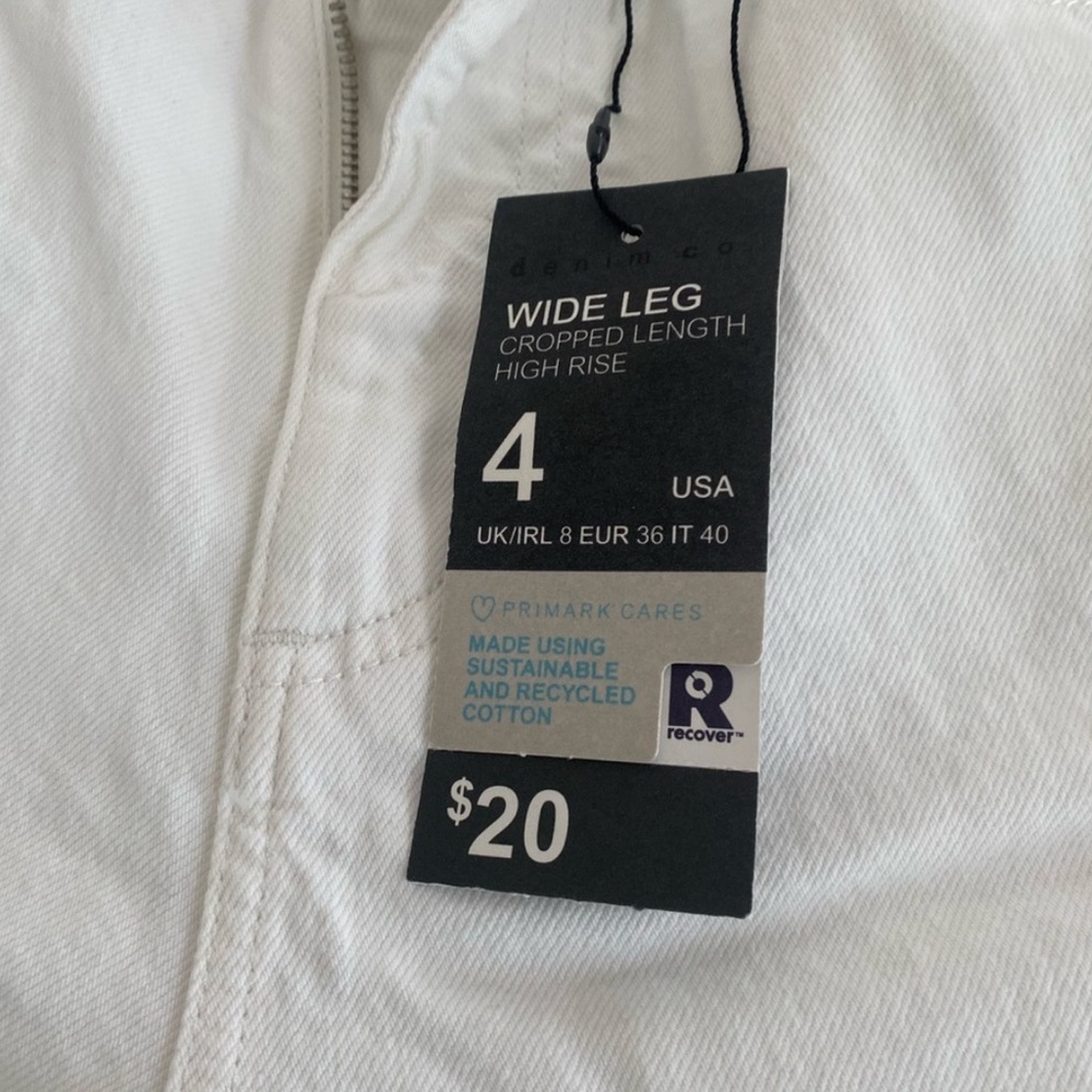 Primark Women's White Straight Leg Jeans - Picture 3 of 4